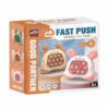 Embalaža igre Fast Push z roza in rjavo različico.