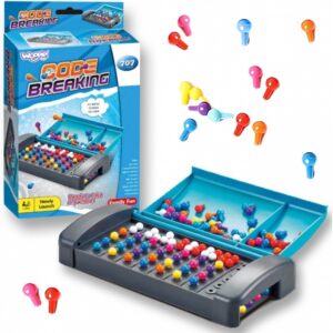 Družabna igra Code Breaking z embalažo in igralno ploščo.