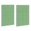 Komplet dveh zelenih plošč za ustvarjanje z otroškimi kockami