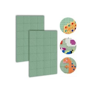 Zelene plošče za ustvarjanje z mozaik čepki