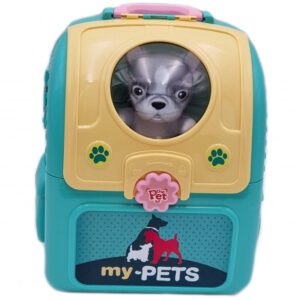 Prenosna torba za psa z igračo francoskim buldogom