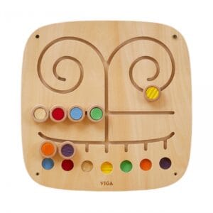 Lesena senzorična igrača za otroke Viga